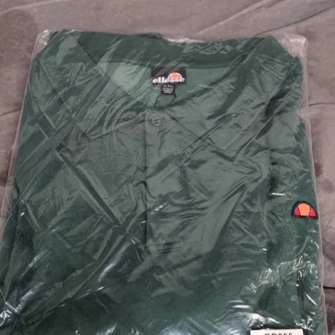ELLESSE POLO SHIRT – DARK GREEN, UK 4XL 