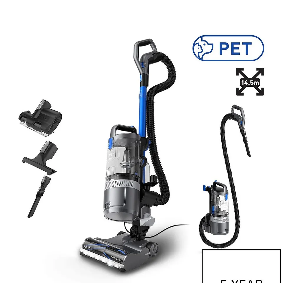 LIFTOUT REACH PET UPRIGHT VACUUM CLEANER UNBOXED