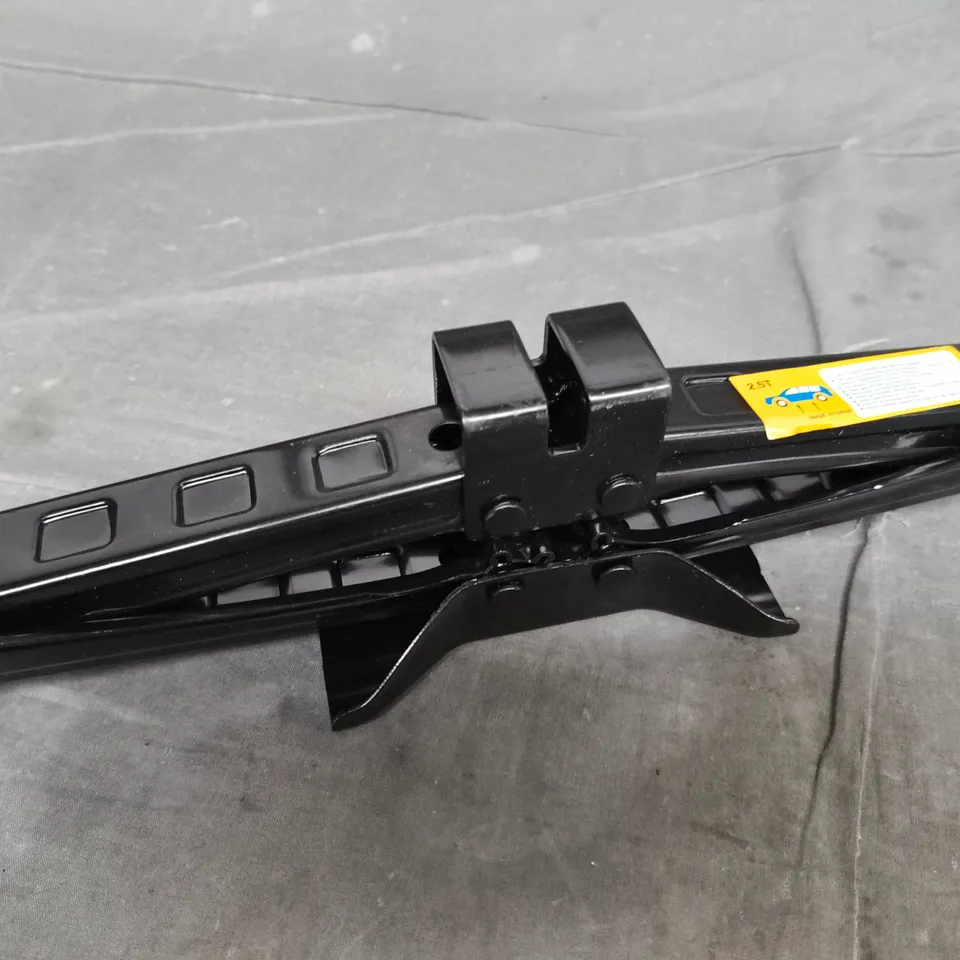 SCISSOR CAR JACK – 2-TON CAPACITY, BLACK