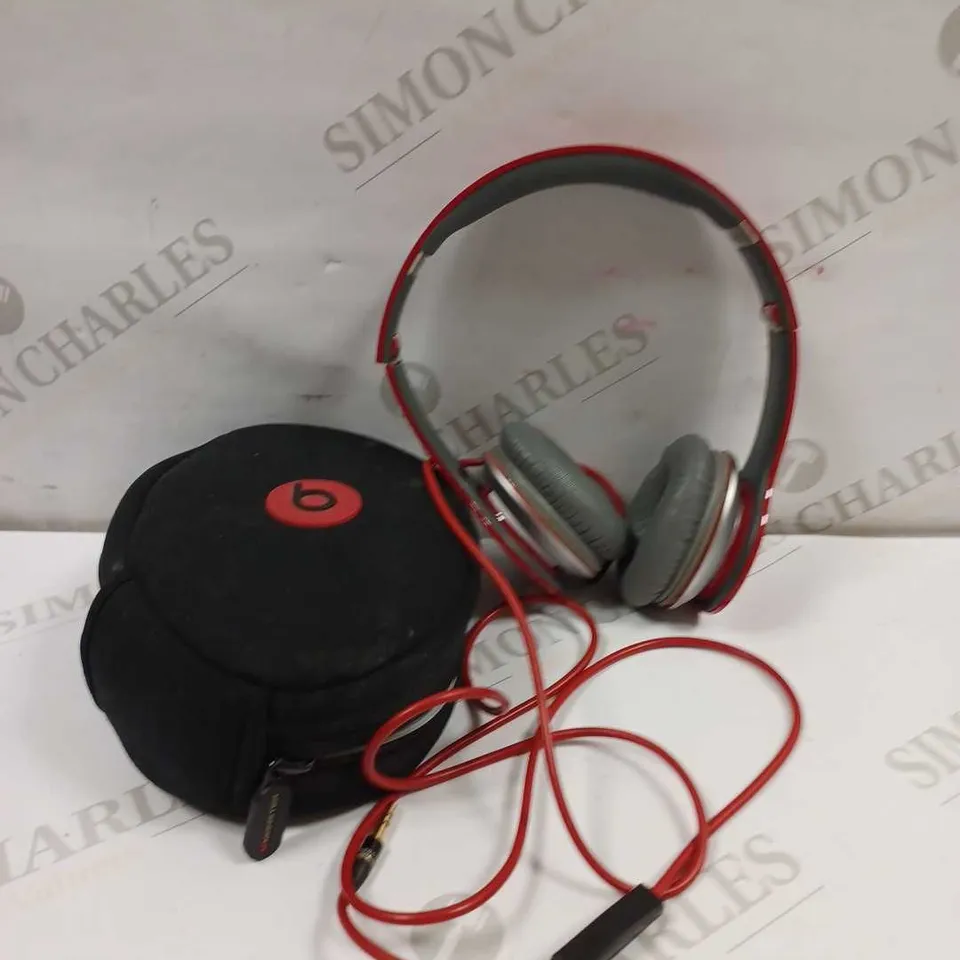 BEAT BY DR.DRE HEADPHONES SPECIAL EDITION RED WITH CASE - PV38U337V8