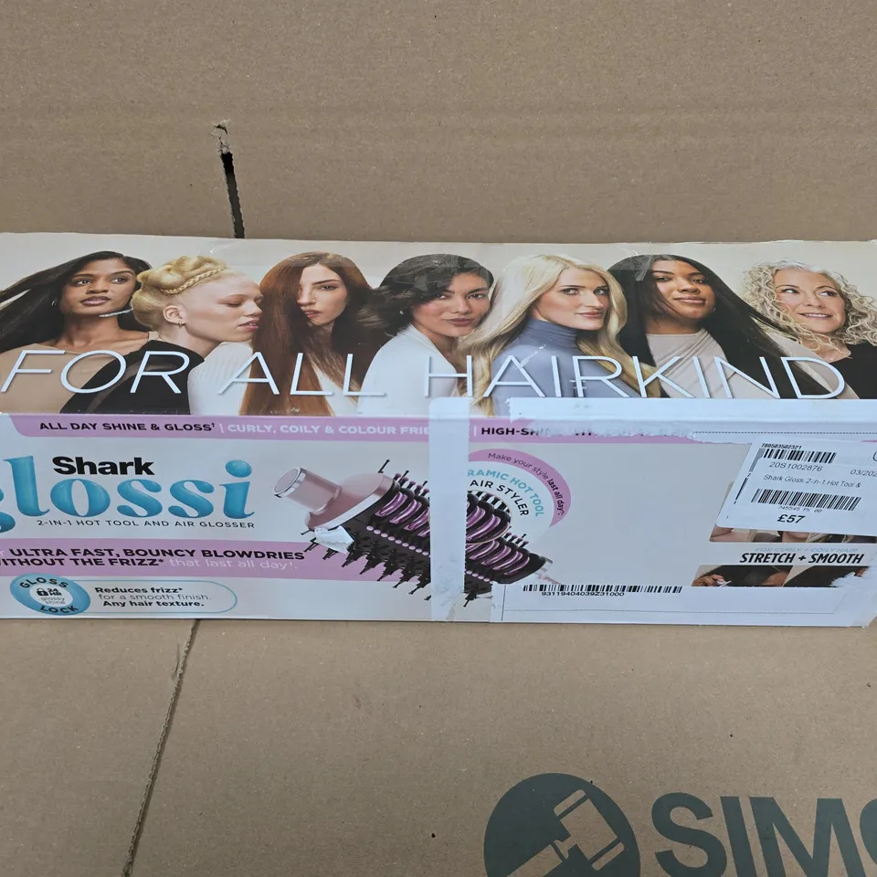 SHARK GLOSSI 2-IN-1 HOT TOOL & AIR GLOSSER 