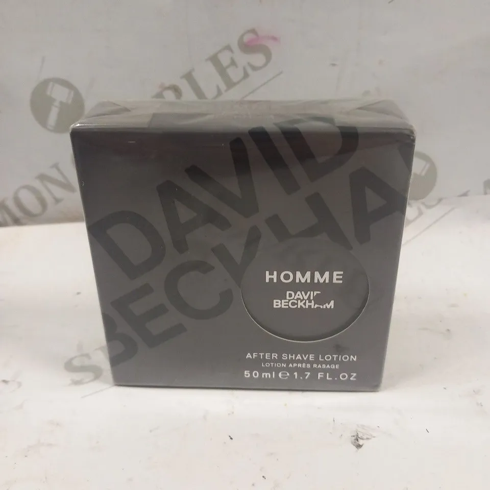 BOXED AND SEALED DAVID BECKHAM HOMME AFTER SHAVE LOTION 50ML
