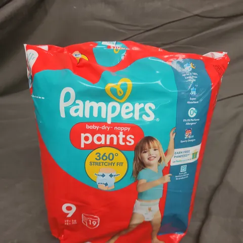 PAMPERS BABY-DRY NAPPY PANTS – SIZE 9