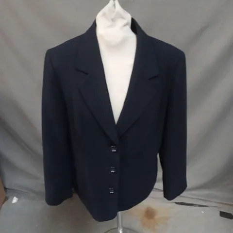 PRECIS PETITE BLAZER JACKET IN NAVY SIZE 14