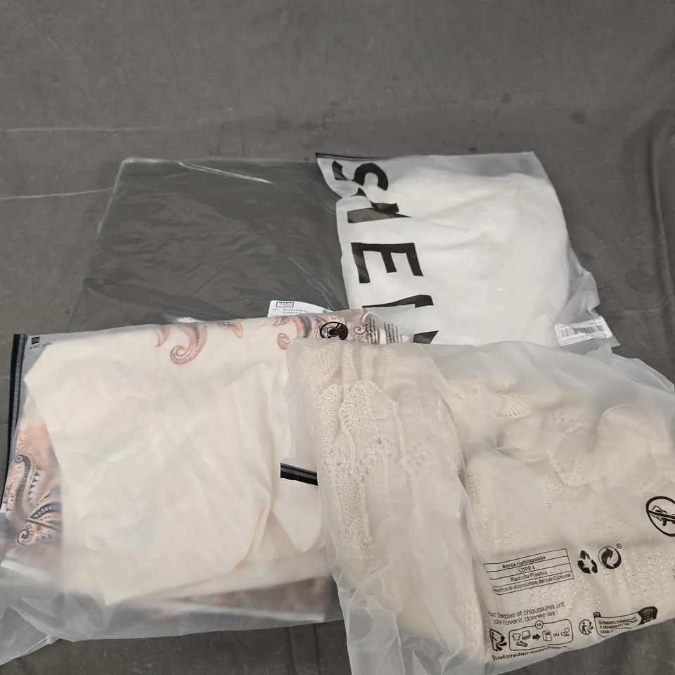 APPROXIMATELY 25 ASSORTED CLOTHING AND FASHION PRODUCTS IN VARIOUS STYLES AND SIZES - COLLECTION ONLY