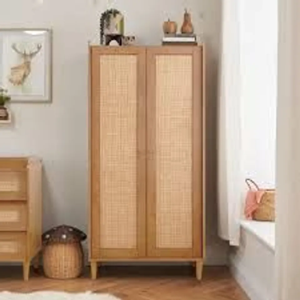 BOXED TUTTI BAMBINI JAPANDI WARDROBE - LIGHT OAK (3 BOXES)