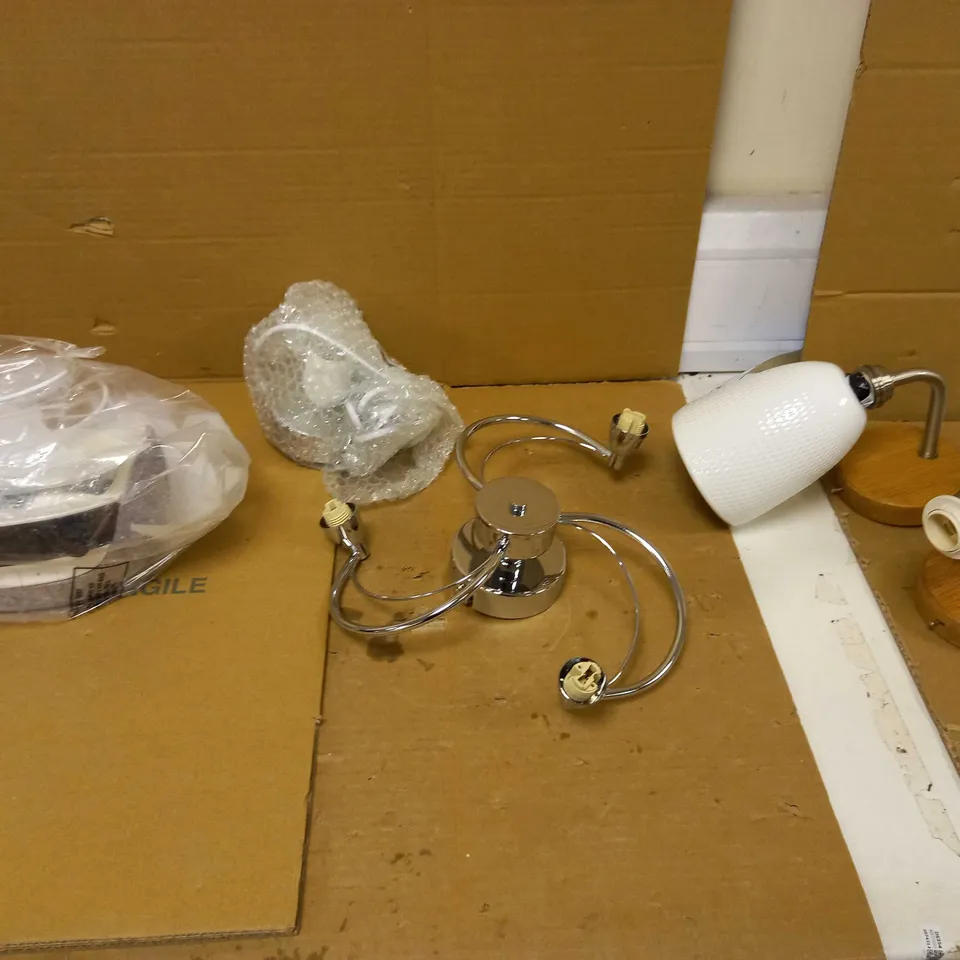 LOT OF 3 ASSORTED LIGHTS FROM JOHN LEWIS 