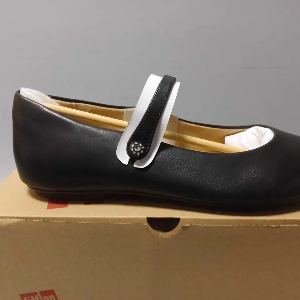 BOXED FITFLOP SOFT LEATHER MARY JANES - UK 7 