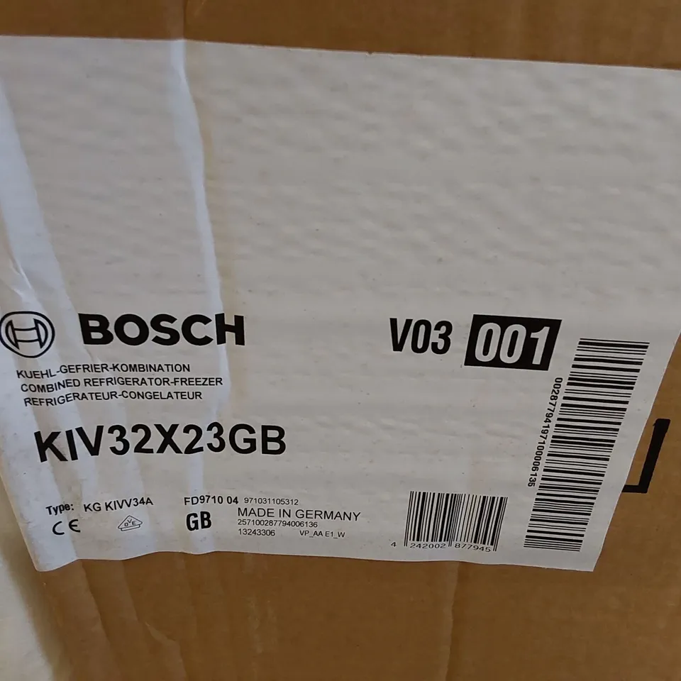 BOSCH FRIDGE FREEZER KIV32X23GB