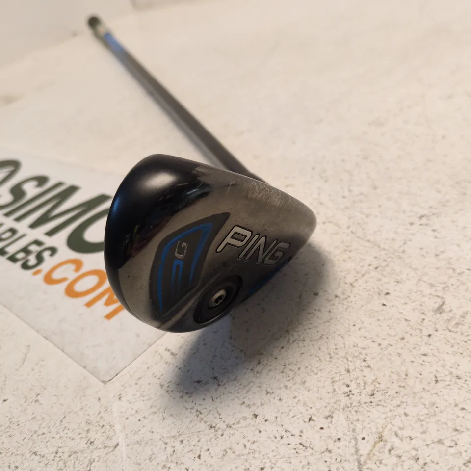 PING GOLF DRIVER WITH BLUE SHAFT AND GOLF PRIDE GRIP
