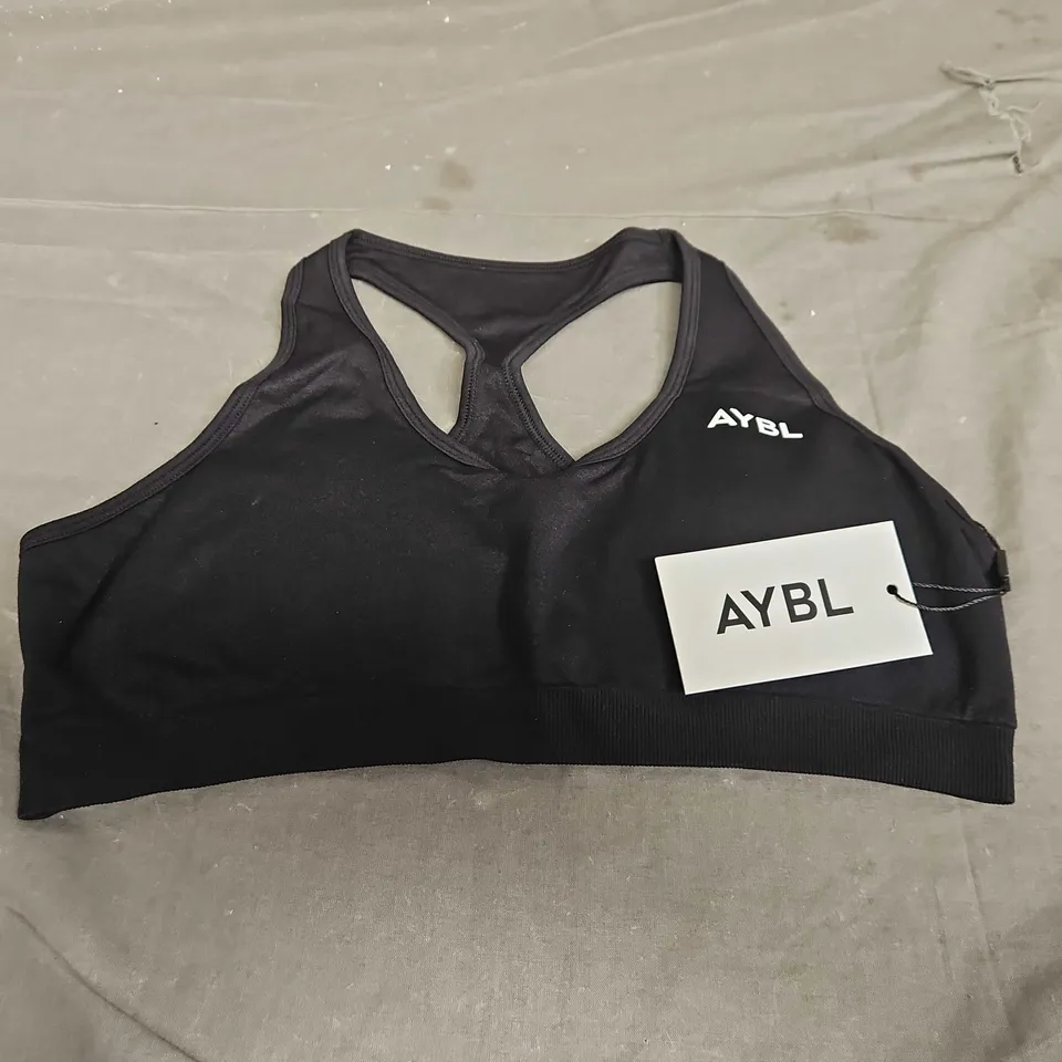 AYBL ESSENTIAL SEAMLESS RACER SPORTS BRA - SIZE L 