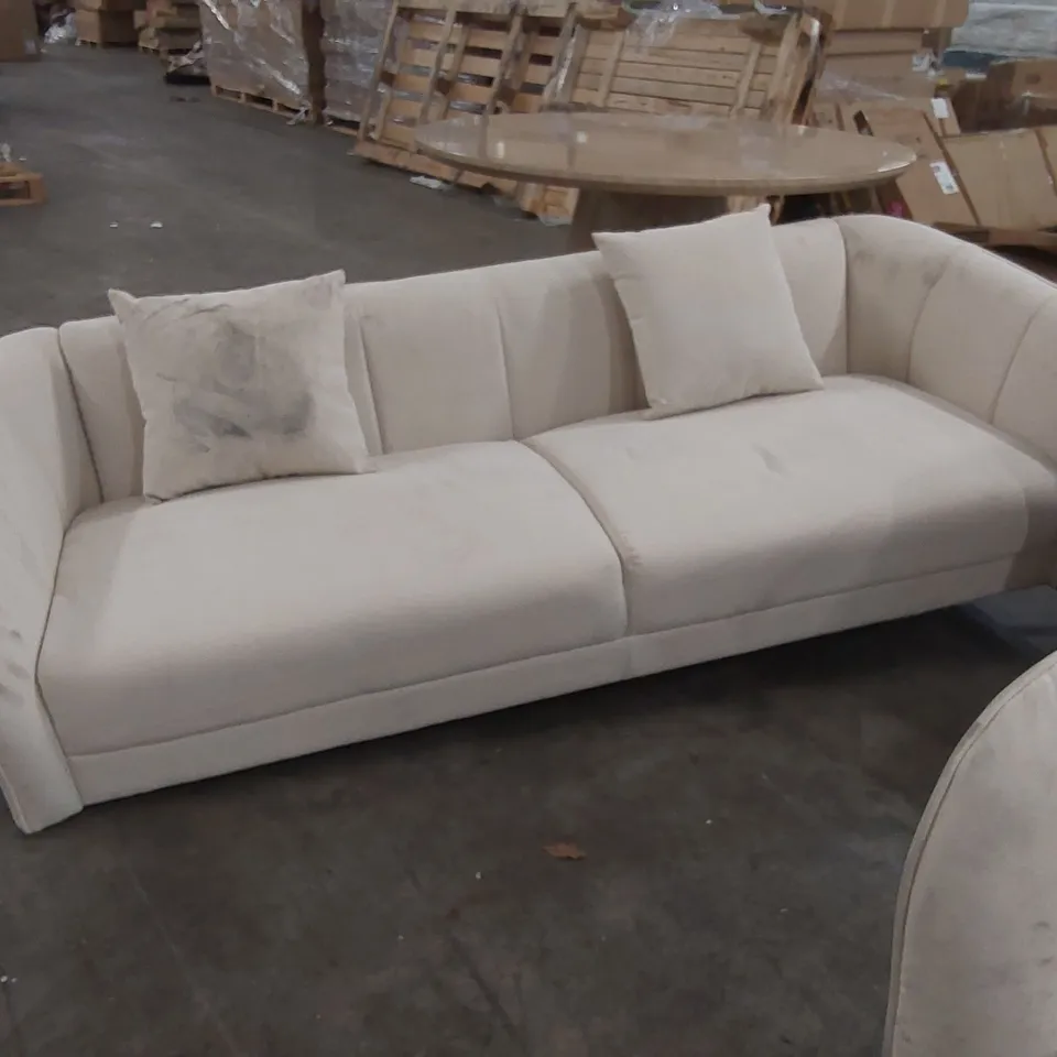 QUALITY DESIGNER UPHOLSTERED 3 SEATER SOFA 