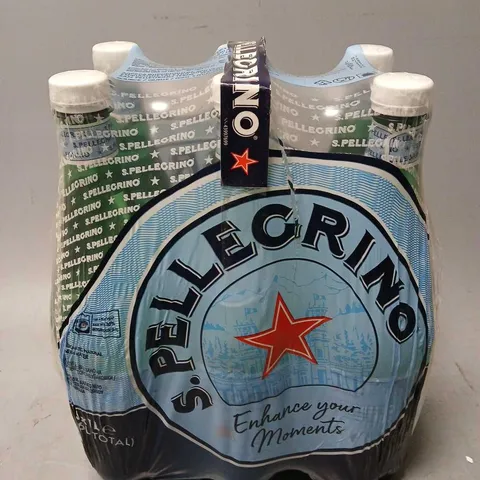 SEALED S.PELLEGRINO SPARKLING NATURAL MINERAL WATER (6x1L) - COLLECTION ONLY