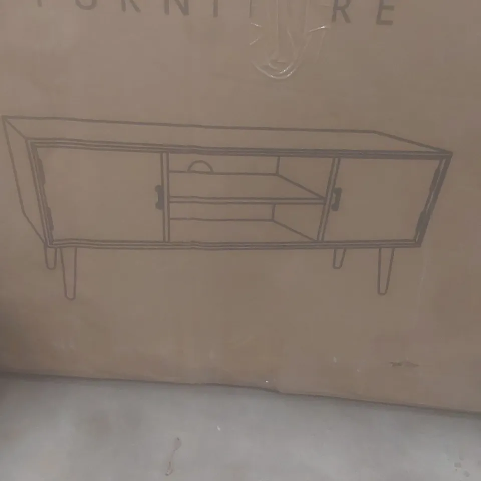 BOXED SAFAVIEH FURNITURE TELEVISION STAND 