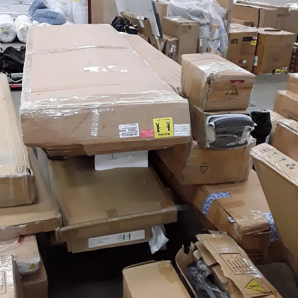 PALLET OF ASSORTED FLATPACK FURNITURE PARTS