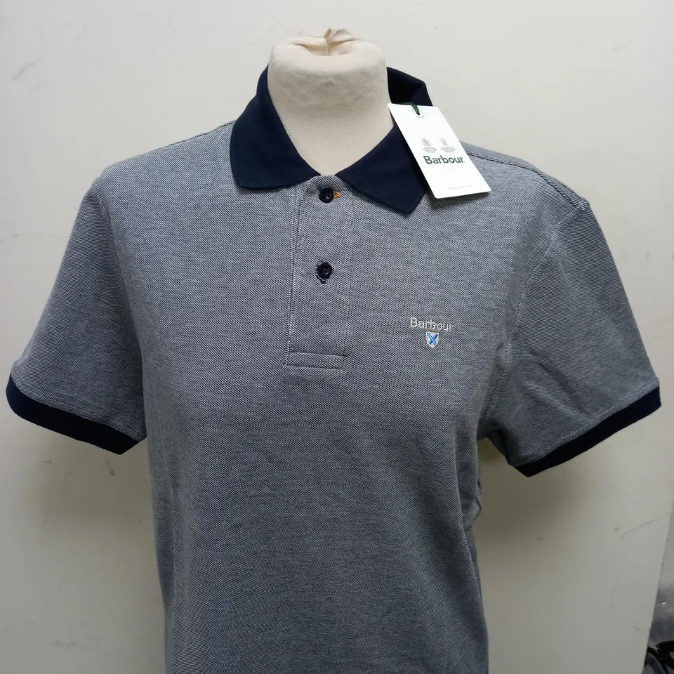 BARBOUR ESSENTIAL SPORTS POLO SHIRT SIZE M