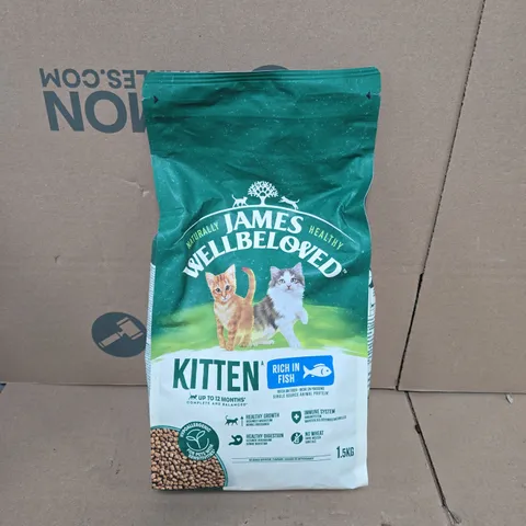 JAMES WELLBELOVED KITTEN - FISH & RICE (1.5KG)