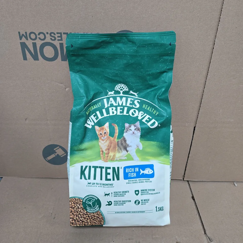JAMES WELLBELOVED KITTEN - FISH & RICE (1.5KG)