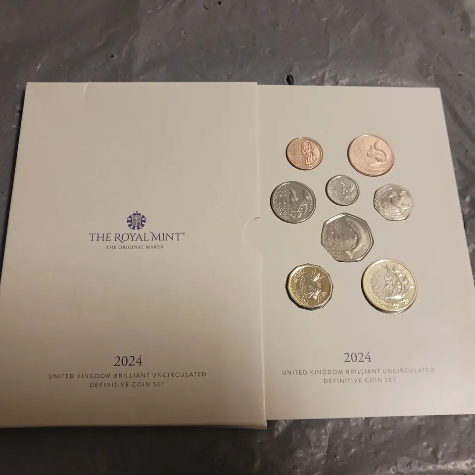 THE ROYAL MINT 2024 UNITED KINGDOM BRILLIANT UNCIRCULATED DEFINITIVE COIN COLLECTION
