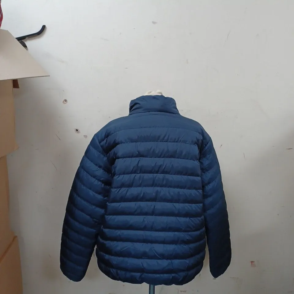 BENCH LARGE BLUE PUFFER COAT 