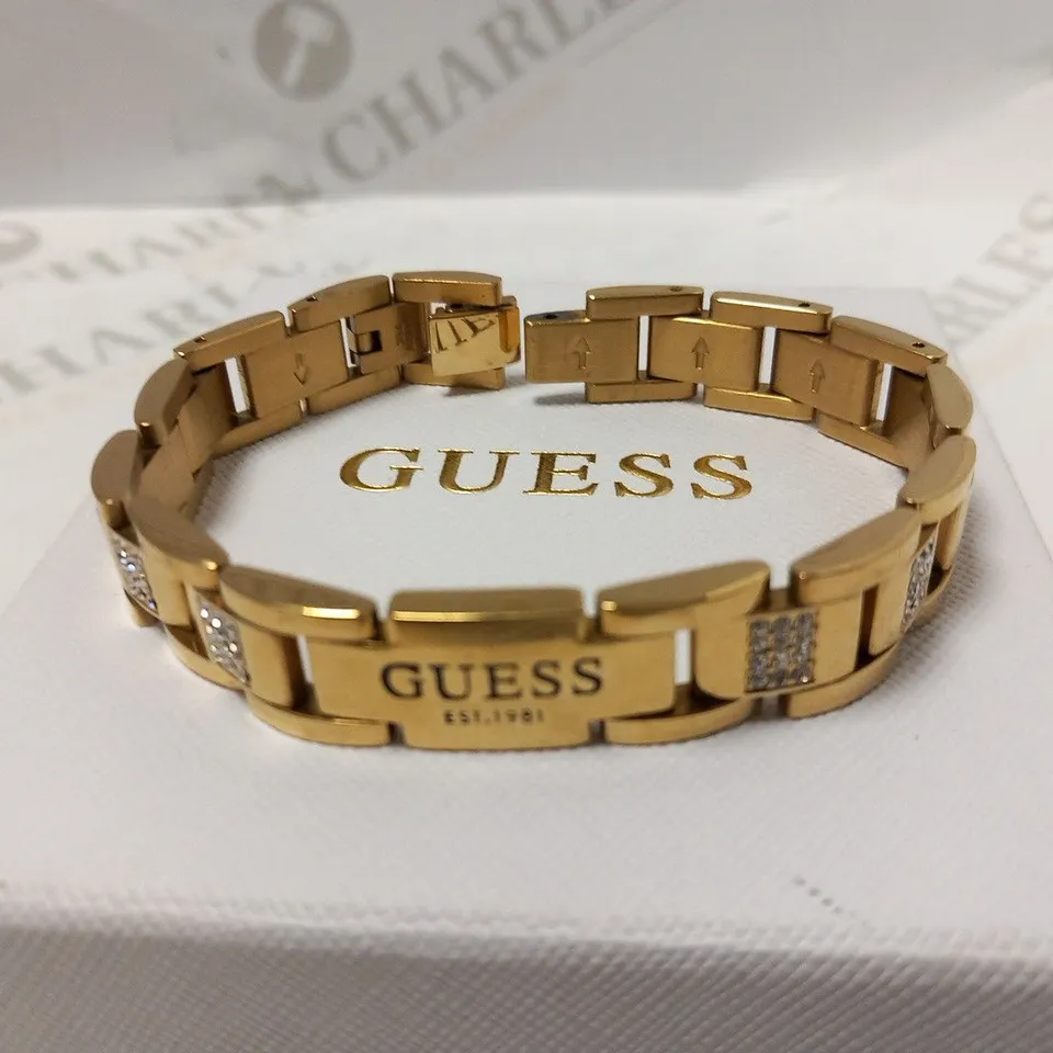 BOXED GUESS FRONTIERS CURB BRACELET