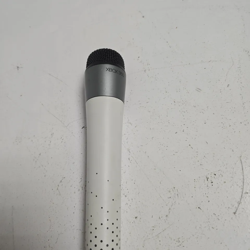 XBOX 360 MICROPHONE – WHITE HANDHELD MIC 