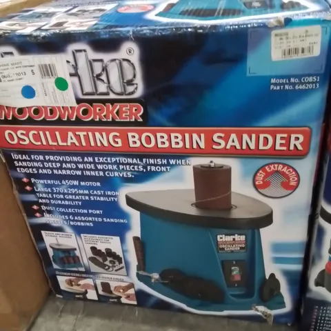 BOXED CLARKE COBS1 OSCILLATING BOBBIN SANDER