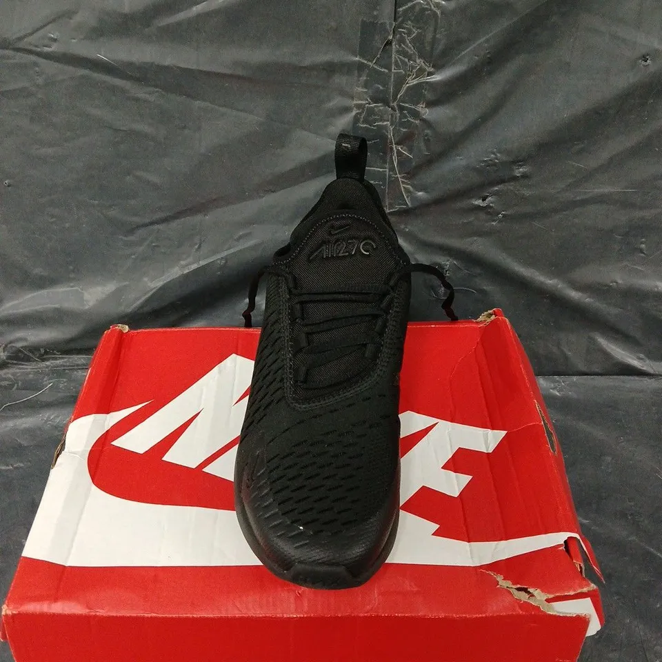 BOXED PAIR OF NIKE AIR MAX 270 BLACK UK 5.5