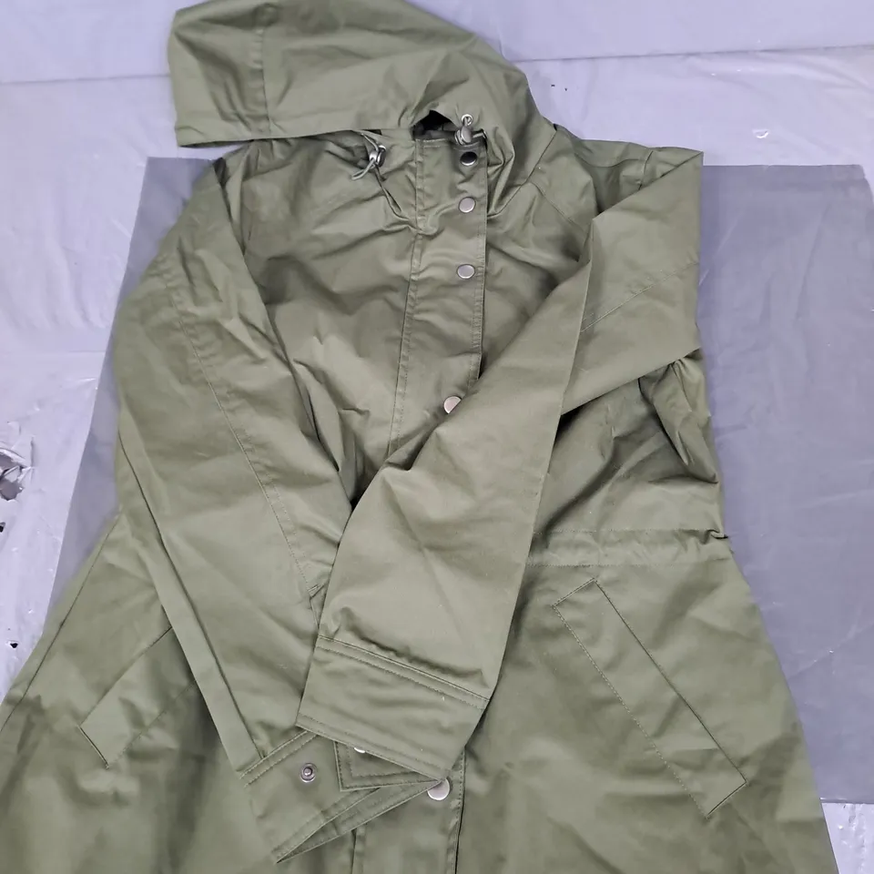 CENTIGRADE COTTON RAINCOAT WITH MESH LINING - XS
