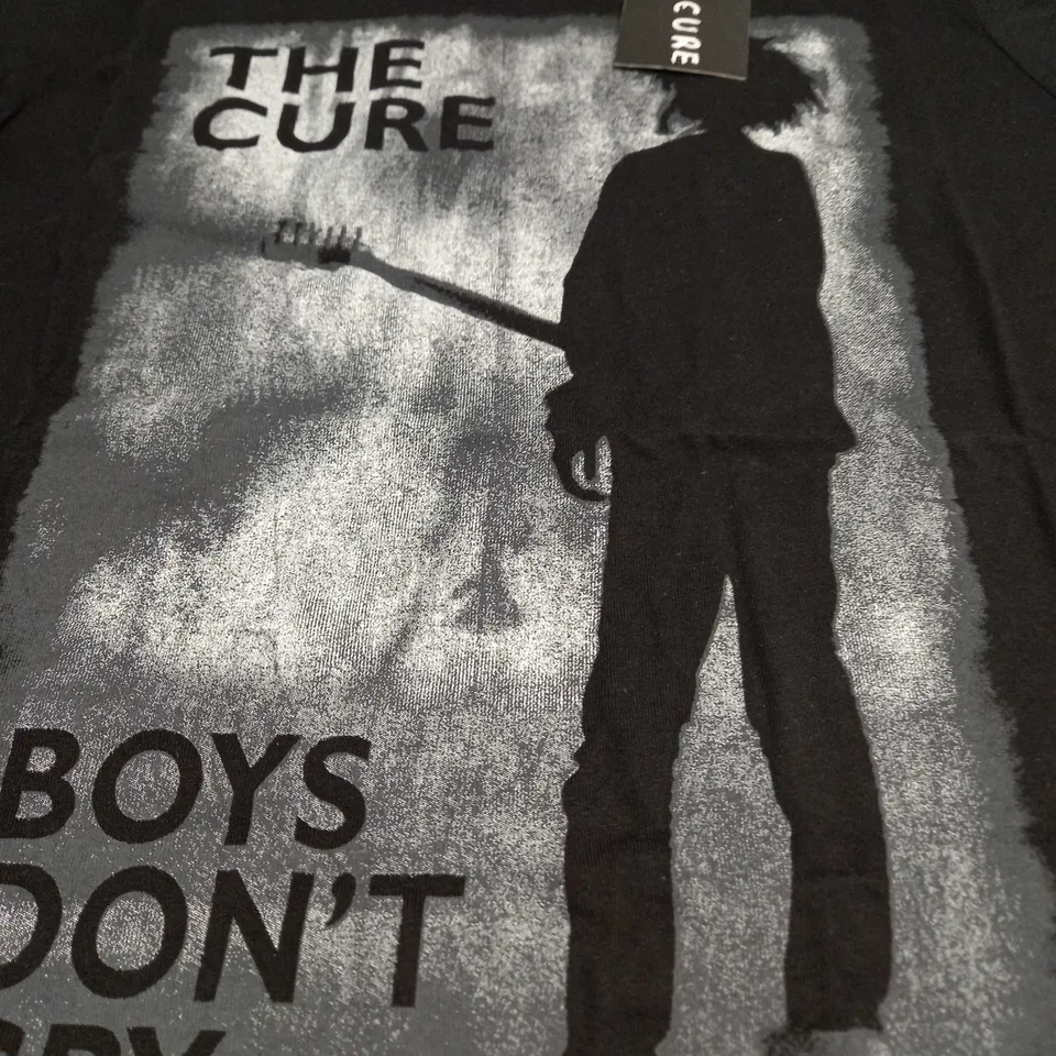 THE CURE BOYS DONT CRY T-SHIRT IN BLACK/WHITE - SMALL
