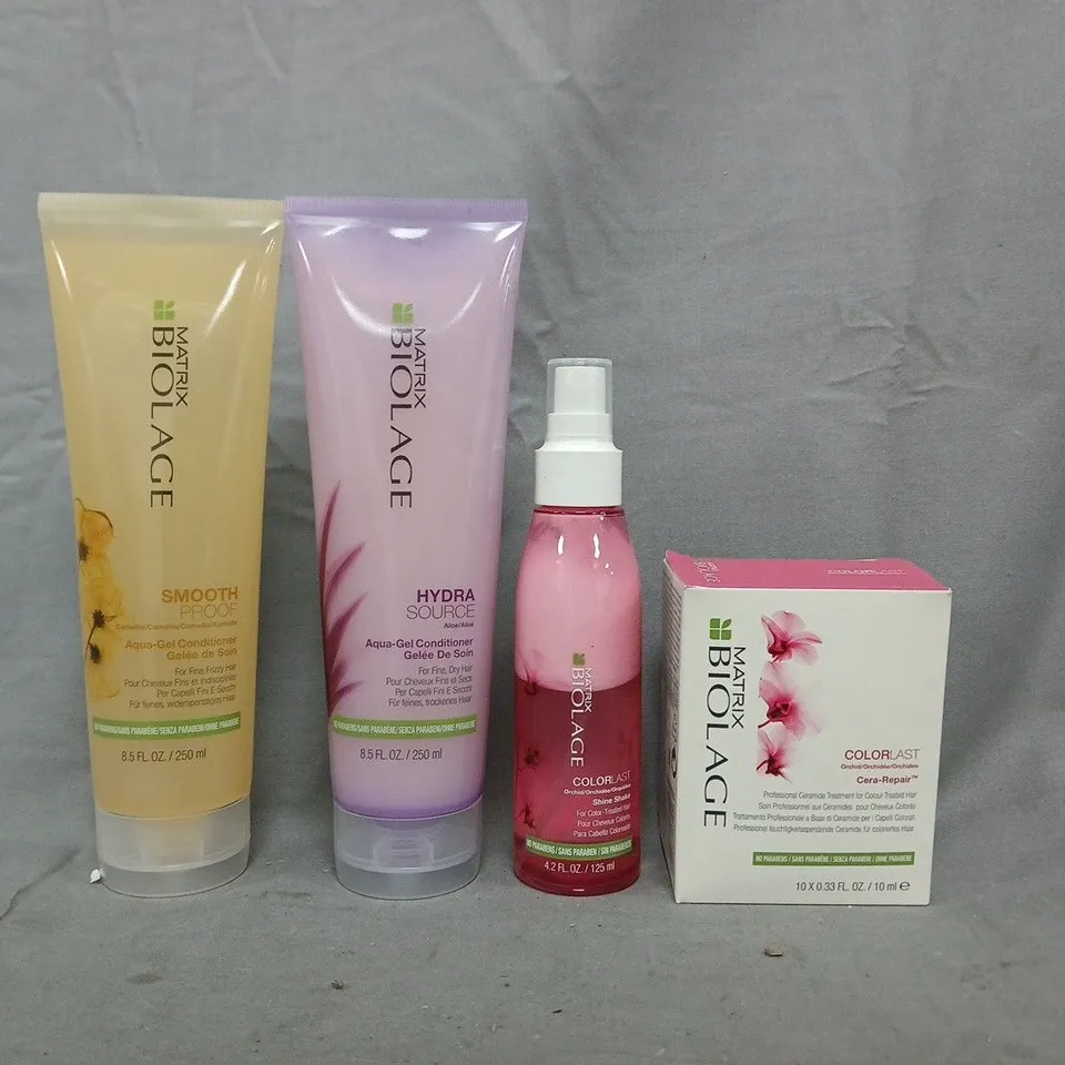 BOX OF APPROXIMATELY 10 ASSORTED MATRIX BIOLAGE COSMETIC ITEMS - COLLECTION ONLY