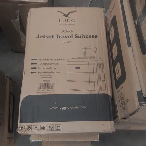BOXED LUGG TRAVEL SUITCASE