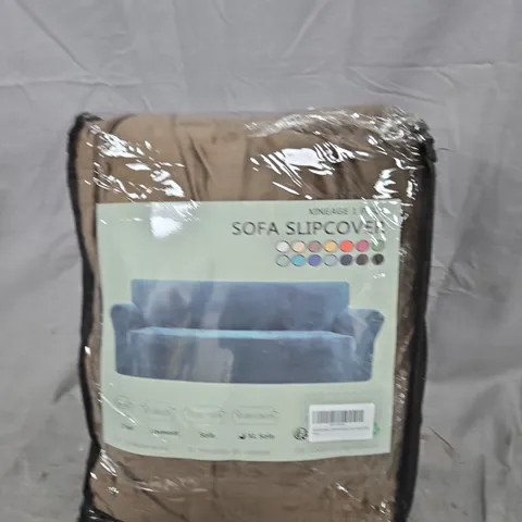 SOFA SLIPCOVER SET – BROWN