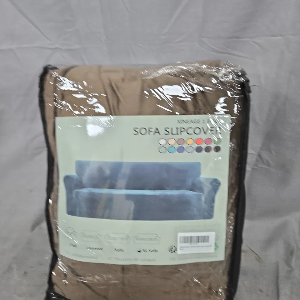 SOFA SLIPCOVER SET – BROWN