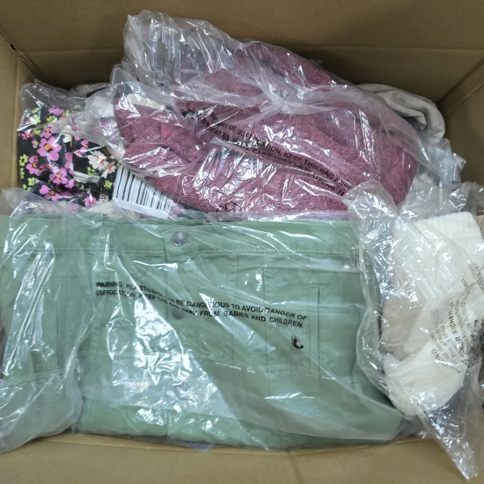 APPROXIMATELY 20 ASSORTED CLOTHING ITEMS IN VARIOUS SIZES, STYLES & COLOURS TO INCLUDE BRANDS SUCH AS CLASSIC, CHARLOTTE WEST, MARINA KANEVA, ETC - COLLECTION ONLY