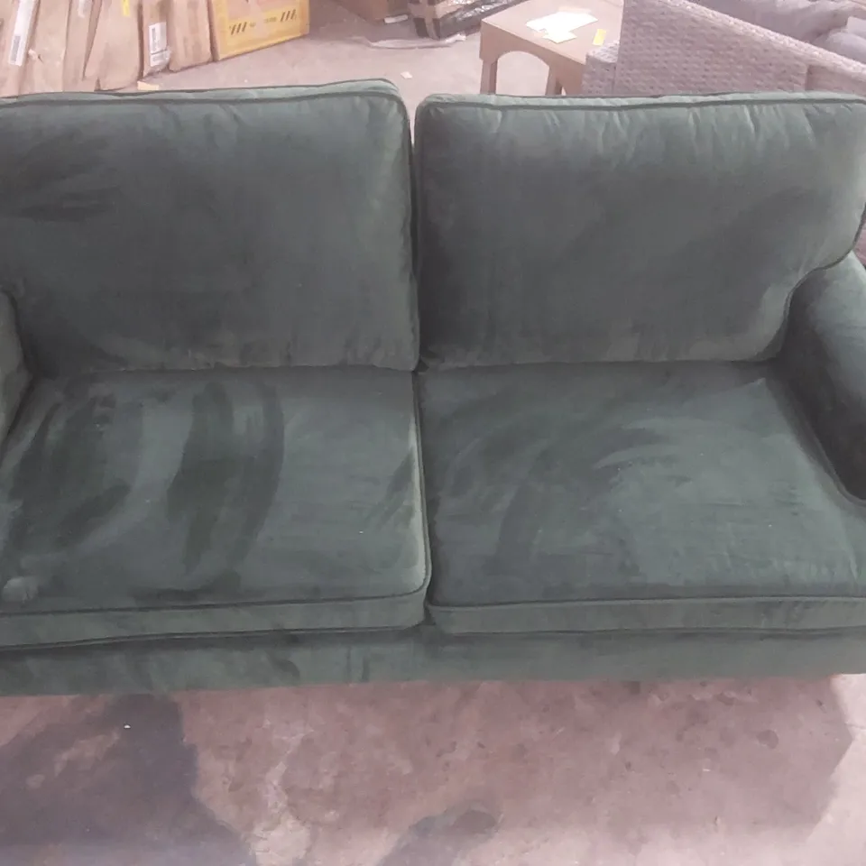 MARCANTONIO 3 SEATER VELVET UPHOLSTERED SOFA