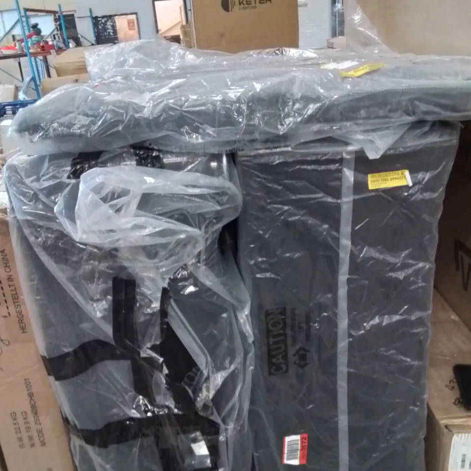 WRAPPED FLEXBY OTTOMAN BED BASE AND HEADBOARD 