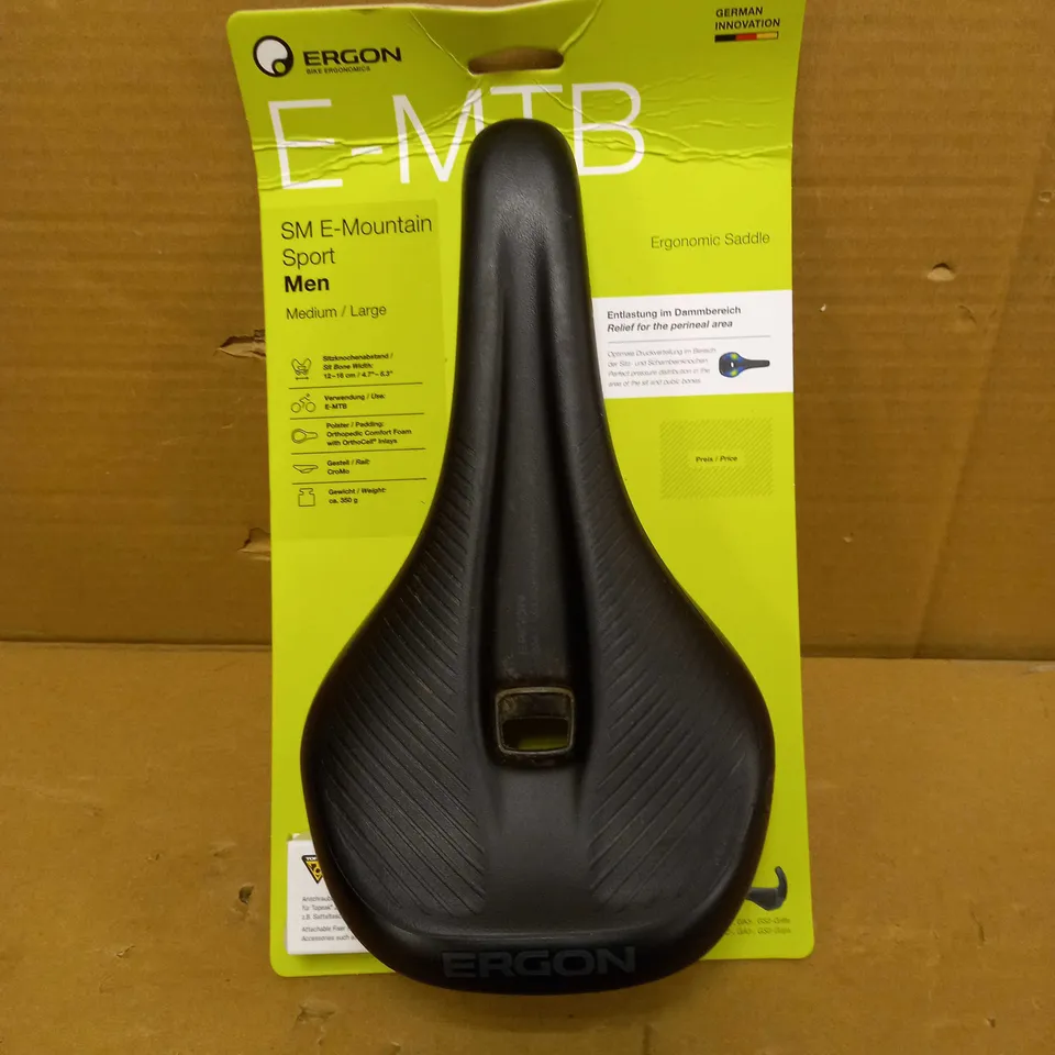 ERGON E-MTB MEDIUM/LARGE ERGONOMIC SADDLE 