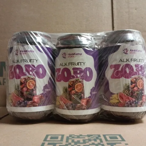 ALK FRUITY ZOBO MULTIPACK (6 X 33ML CANS)