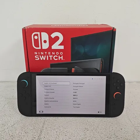 BOXED NINTENDO SWITCH 2 HANDHELD GAMING CONSOLE WITH ACCESSORIES