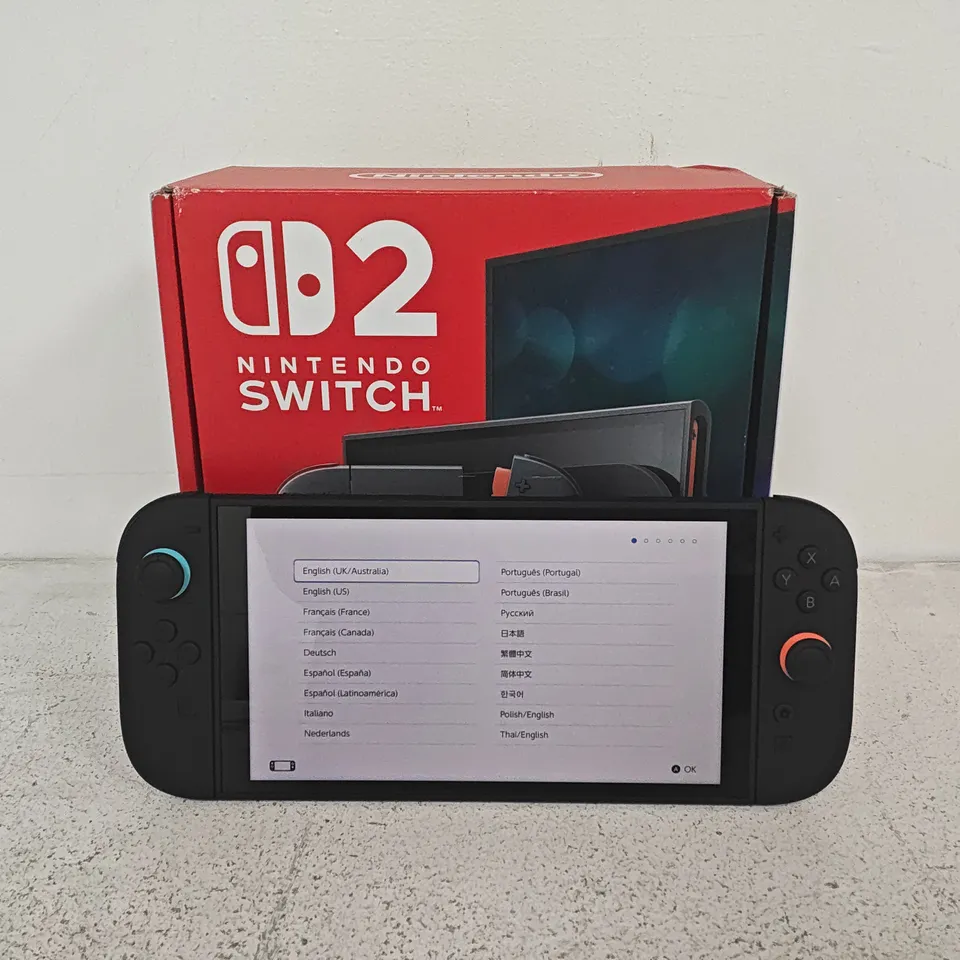 BOXED NINTENDO SWITCH 2 HANDHELD GAMING CONSOLE WITH ACCESSORIES