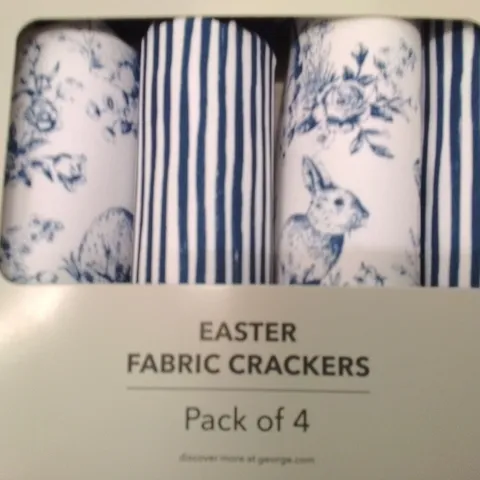 PALLET OF APPROXIMATELY 28 BOXES OF 8 BRAND NEW EASTER FABRIC CRACKERS PACKS OF 4