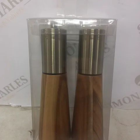 UNBRANDED WOODEN SALT & PEPPER MILL