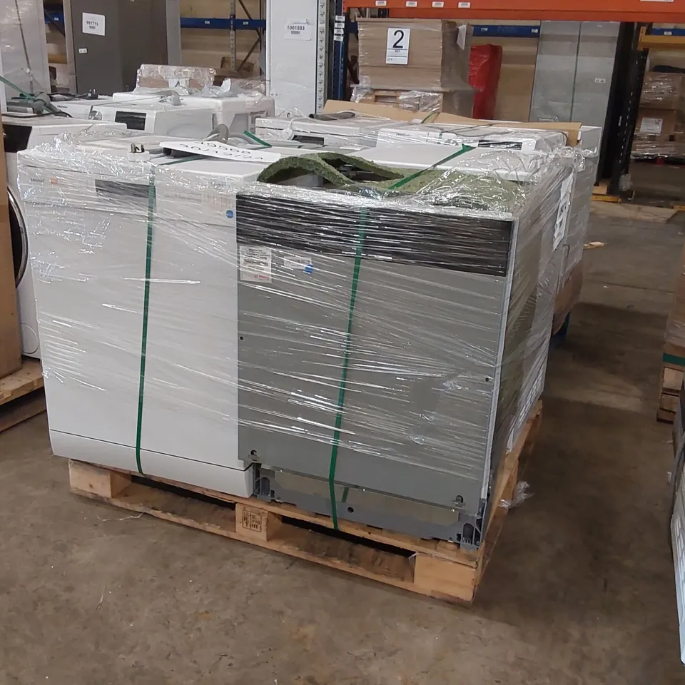 PALLET OF APPROXIMATELY 4 UNPROCESSED RAW RETURN WHITE GOODS TO INCLUDE;