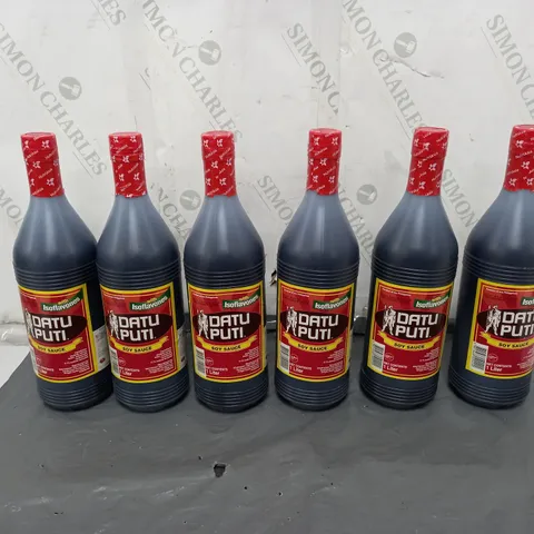 6X 1 LITRE DATU PUTI SOY SAUCE 