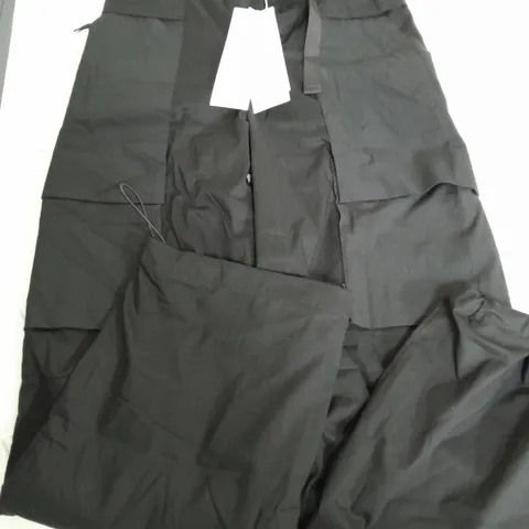 H&M MOVE WATER REPELLANT BLACK TROUSERS - EUR XS