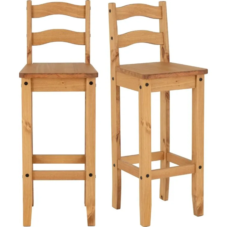 BOXED ELODIE 76.2CM BAR STOOL (SET OF 2) - 1 BOX