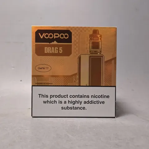 BOXED VOOPOO DRAG 5 IN SUNSET ORANGE 