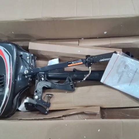 BOXED 2-STROKE 3.5HP OUTBOARD BOAT ENGINE, HEAVY DUTY FISHING BOAT ENGINE, PETROL TROLLING MOTOR WITH WATER-COOLED CDI SYSTEM, FOR INFLATABLE BOATS, KAYAKS., 