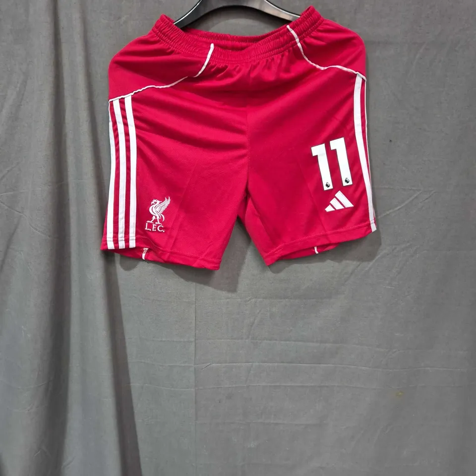 LIVERPOOL FC ADIDAS FOOTBALL SHIRT SHORTS AMD SOCKS – M. SALAH #11 (RED)